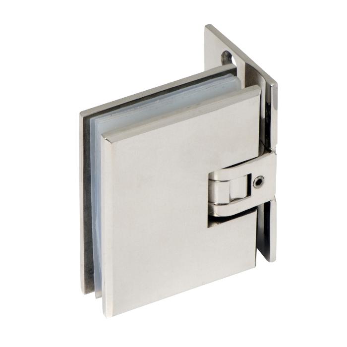 Charnire de porte en verre Synera Light, platine simple