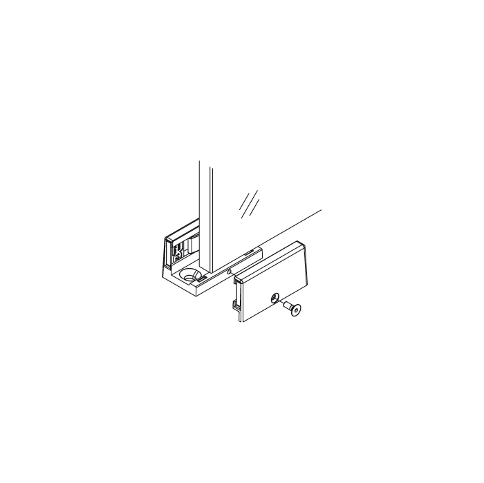 Guide infrieur autoserrant double