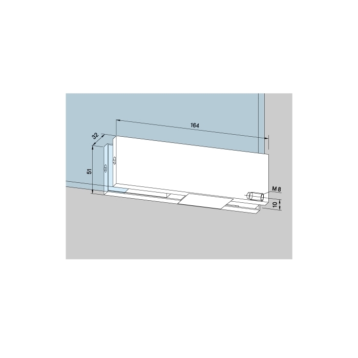 Pice d'angle de raccordement Universal PT 30 sans bute