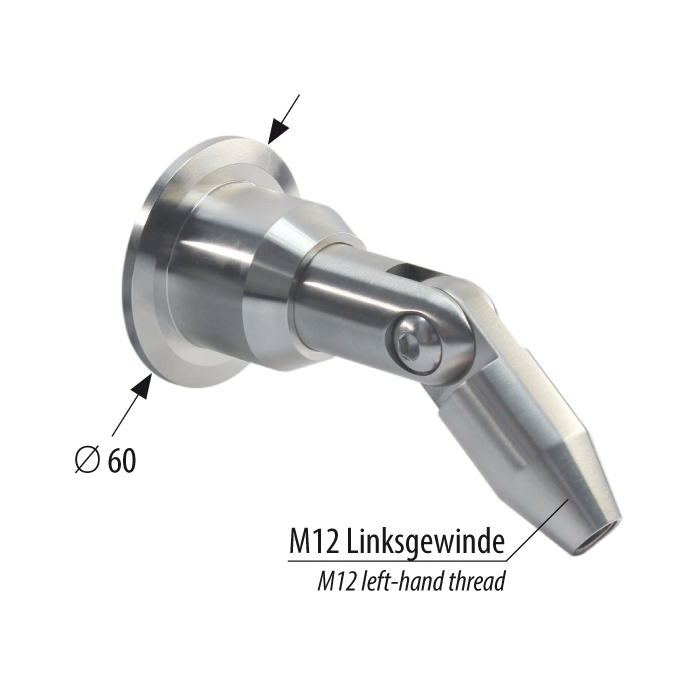 Zugstangen-Wandanschluss, Modell Easy 60