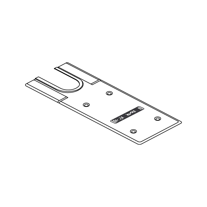 Deckplatte fr Bodentrschlieer GEZE TS 500 N EN3, Art. Nr. 33.21000.99 und 33.21001.99