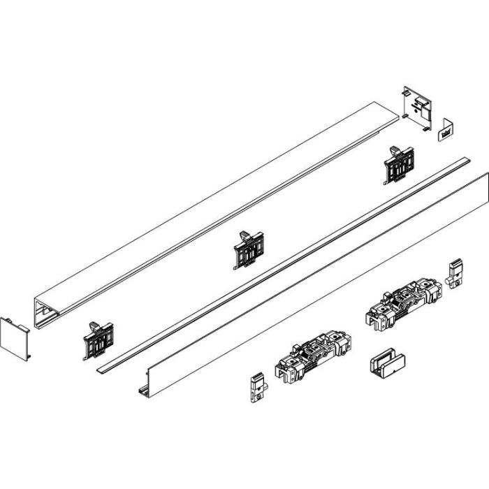 MUTO Comfort L 80 set complet, pour largeur de porte de 1100 mm