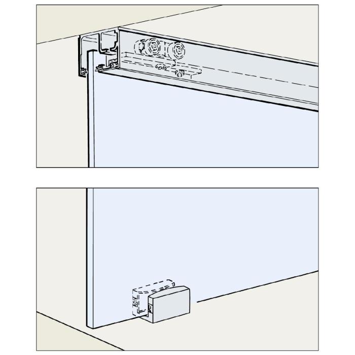 HAWA PORTA 100 GW Komplett-Set fr 1 Schiebetr