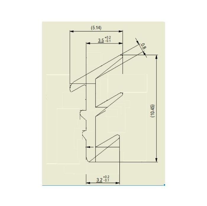 Dichtungsprofil, Rolle  20 m