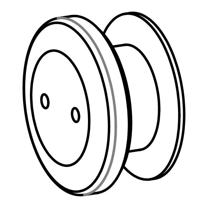 Senkschraube zur Befestigung der Laufschiene am Glas fr Fluido+ 70 und 110