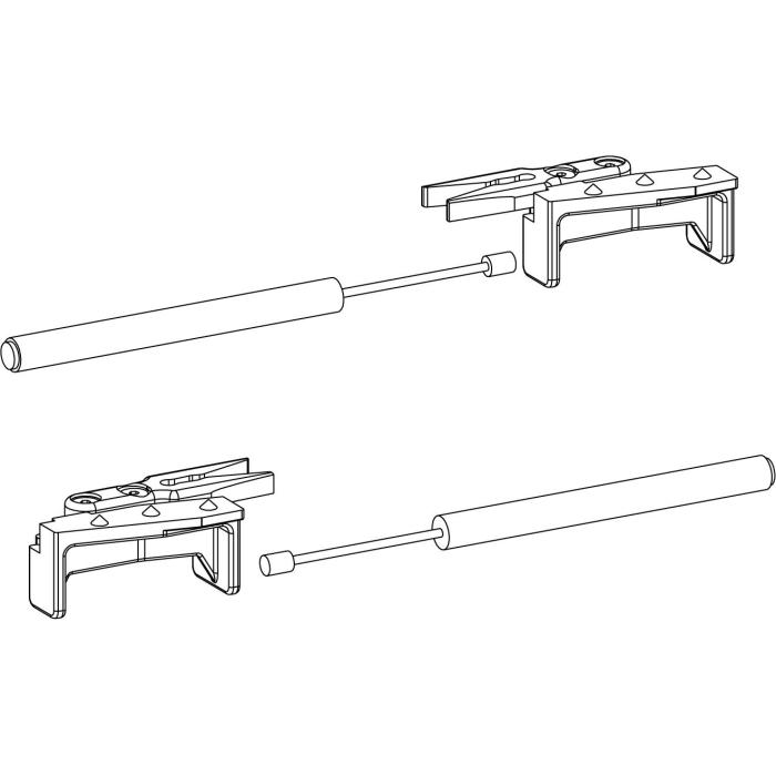 Mechanical stop with suspension Fluido+ 110