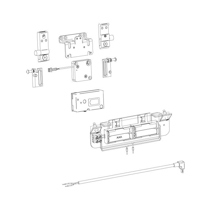 MUTO verrouillage intgr avec batterie pour Comfort L, XL et Premium Self-Closing