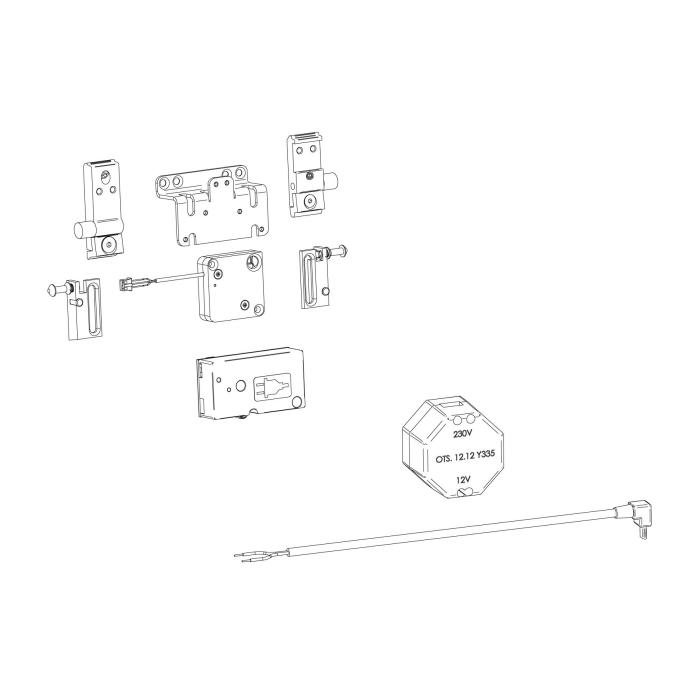 MUTO integrierte Verriegelung mit Trafo fr Comfort L, XL und Self-Closing